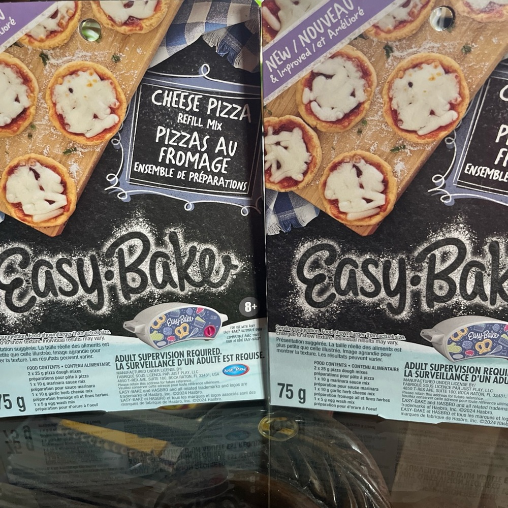 Lot of 2 Easy-Bake Cheese Pizza Refill Mix